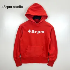 45rpm studio archive sweat hoodie free 45アールピーエム スタジオ ニワトリタグ ロゴスウェットパーカー 名作 定番 アーカイブのサムネイル