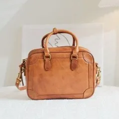 【国内配送】革バック100%レザーシンプルなデザイン本革肩掛けバッグトートバッグショルダーバッグ