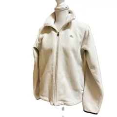 【美品】adidas フリースジャケット レディース L ライトベージュ ポリエステル