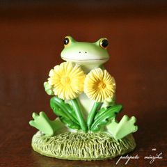 カエル コポー 置物 紫陽花 - メルカリ