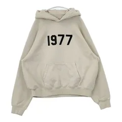 FOG Essentials FEAR OF GOD 1977 HOODIE ロゴ UNITED ARROWS取扱 裏起毛 パーカー ベージュ メンズ フィアオブゴッド【中古】6-0121T∞