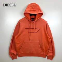 DIESEL 00s y2k Pandora archive faded sweat hoodie L ディーゼル パンドラ期 ロゴ刺繍 スウェットパーカー フェード 平成 アーカイブ