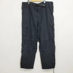 AIRWALK エアウォーク コンバーチブル カーゴ パンツ クライミング 3WAY ギミック Y2K 古着 ブラック系 3L 大きいサイズ B242のサムネイル