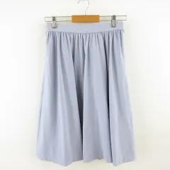 エニィスィス エニシス anySiS スカート フレア ひざ丈 薄紫 2 *A20