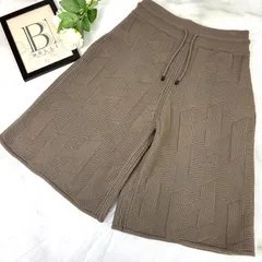 鑑定済み【 美品 】エルメス 《 Hモチーフ ショートパンツ 》 36 ( Ｓサイズ程度 )  3H2401D4  ブラウン ウール ハーフパンツ 半ズボン