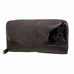 【6ba1387-k】ルイヴィトン 長財布 ヴェルニ ジッピーウォレット M93522 アマラント【中古】レディース