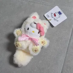 ハローキティ キツネ コスチューム キーホルダー ぬいぐるみ