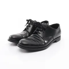 プラダ PRADA ドレスシューズ レザー シューズ 紳士用シューズ/レザー/黒 メンズ Used B