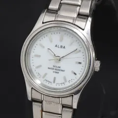 ソーラー セイコー V117-0AP0 白文字盤 レディース腕時計 2000000 NSK KRK