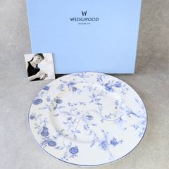 廃盤・希少】ウェッジウッド ブループラム 八角皿 約25.5cm英国王室