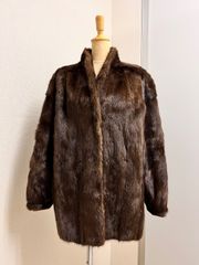 【高級】SAGA MINK 高級ミンクコート 11号 L相当 ブラウン ◇SAGA MINK ダークブラウン 高級ミンク 毛皮コート♪ - メルカリ