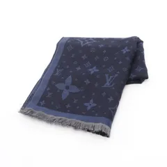 ルイ・ヴィトン LOUIS VUITTON ストール エトール モノグラム R98933 シルク ウール ストール ユニセックス Used A