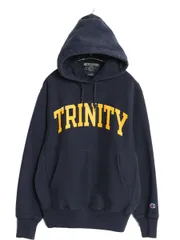 【お得なクーポン配布中!】 00s チャンピオン プレミアム リバースウィーブ カレッジ プリント スウェット パーカー メンズ S / オールド フード トレーナー 裏起毛 紺