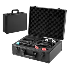 Switch 1 ハードケース，鍵付きアルミフレーム & 高密度EVAフォーム収納，GH スイッチ ケース，Switch本体、コンソール、ドック、Joy-Conコントローラー、充電グリップ、Proコントローラー、その他アクセサリーの収納に最適 [並行輸入品]