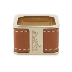 エルメス スカーフリング ボルデュック・セリエ マロン・アルザン/シャンパンゴールド金具 Bolduc HERMES 小物 スカーフホルダー