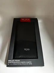 iPhone XS/X TUMI WALLET FOLIO -Black Leatherのサムネイル