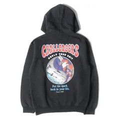 CHALLENGER チャレンジャー パーカー サイズ:S 16AW THE PARK・ING GINZA オープン記念 ウォッシュ加工 スウェット パーカー TOUR HOODIE ブラック 黒 トップス フーディー コラボ【メンズ】