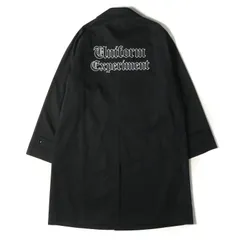 新品同様 UNIFORM EXPERIMENT ユニフォームエクスペリメント コート サイズ:2 23AW 高密度コットンツイル バルマカーンコート / ステンカラーコート BALMACAAN COAT ブラック 黒 アウター ジャケット【メンズ】のサムネイル