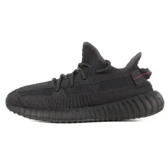 adidas アディダス サイズ:26.5cm 19SS YEEZY BOOST 350 V2 BLACK STATIC (FU9006) イージー ブースト ブラック US8.5 ローカット スニーカー シューズ コラボ【メンズ】