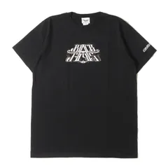 新品 BLACKFLYS ブラックフライ Tシャツ サイズ:M 90s ブランドロゴ クルーネック 半袖Tシャツ USA製 デッドストック ブラック 黒 90年代 トップス カットソー