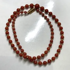 K14 珊瑚ネックレス