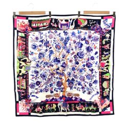 TIFFANY&Co. ティファニー スカーフ リボン柄 ピンク ブラックカラー