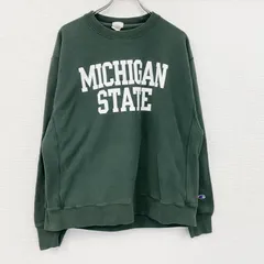 古着 used　Champion　チャンピオン　リバースウィーブ　スウェット/トレーナー　深緑　ディープグリーン　XLサイズ