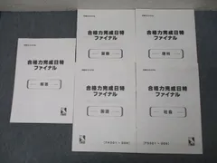 日能研 合格力完成日特ファイナル 国語/算数/理科/社会 テキストセット 状態良 2023 計4冊 ☆ 020S2D
