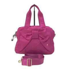 LANVIN SPORT ランバン スポール  2WAY カートバッグ リボン  ピンク系  [240101614537] ゴルフウェア ストスト