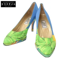 GIANNI VERSACE ジャンニ ヴェルサーチ 【新品同様】トロピカル柄 ヒール