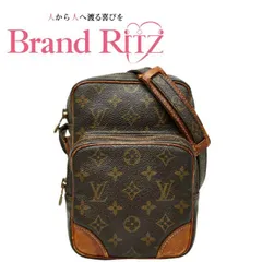 中古 ルイ ヴィトン モノグラム アマゾン 斜め掛け ショルダーバッグ M45236 Bランク ブラウン PVC レザー レディース LOUIS VUITTON 【送料無料】【名谷店】