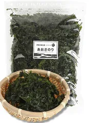 七座の雫【大容量・あおさのり】100ｇ 水洗い 最高等級 水優 伊勢志摩名産 細菌検査済み 無添加・無着色 香り立つ青さ ヒトエグサ 昔ながらの手作業 のサムネイル