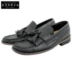 Cole Haan コールハーン 新品同様 レザー タッセルローファー シューズ メンズ ブラック 7 C06915 7