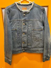 【G5-31】◇ earth music&ecology サイズL ノーカラーGジャン