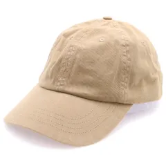 POLO RALPH LAUREN (ポロラルフローレン) ガーメントダイド ツイル ボール キャップ 帽子 ブラウン MAPOHGS0J422321