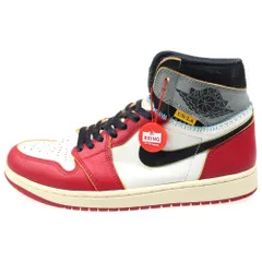 NIKE (ナイキ) ×UNION Air Jordan 1 Retro High OG Chicago Shadow HV8563-600 ユニオン エアジョーダン1 レトロ OG シカゴ シャドウ ハイカットスニーカー US9/27cm