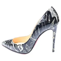 CHRISTIAN LOUBOUTIN (クリスチャンルブタン) PIGALLE 100 NICOGRAF ピガール 総柄 パテントレザー ピンヒール パンプス シューズ レディース