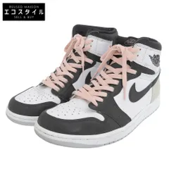 NIKE ナイキ Bleached Coral エアジョーダン1 レトロ スニーカー シューズ メンズ ホワイト×ブラック 28.0cm 555088 108 10(US)