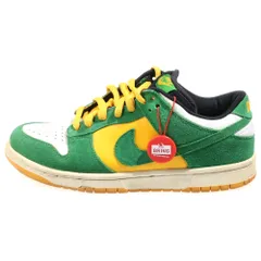 NIKE SB (ナイキエスビー) 【観賞用 2003年製】 Dunk Low Pro SB Buck ダンク プロ エスビーバック ローカットスニーカー グリーン/イエロー US10/28cm 304292-132