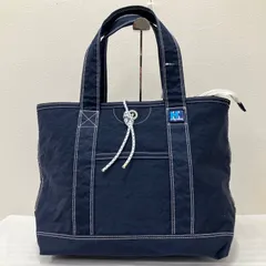 Y9422　HELLY HANSEN　ヘリーハンセン　 トートバッグ　ネイビー系　紺　 大容量　レディース