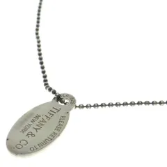 TIFFANY & Co. (ティファニー) RETURN TO TIFFANY リターントゥ ティファニー オーバルタグ ネックレス シルバー