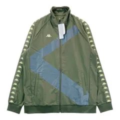 サイズ：LL KAPPA GOLF カッパゴルフ ; ジップジャケット 袖ロゴライン  カーキ系 [240101619595] ゴルフウェア メンズ ストスト