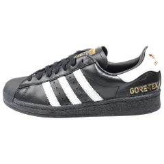 adidas (アディダス) ×atmos Exclusive Superstar 82 GORE-TEX アトモス別注 スーパースター ゴアテックス ローカットスニーカー ブラック US9.5/27.5cm ID3265