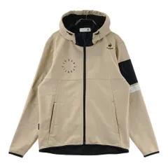 サイズ：M LE COQ GOLF ルコックゴルフ  フード付 長袖 ジップジャケット  ベージュ系 [240101624799] ゴルフウェア メンズ ストスト