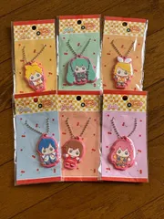 ネコポス発送！　初音ミク　ラバーキーホルダー　12個セット（6種類）　ダイナー柄全種類　コンプリート　個包装