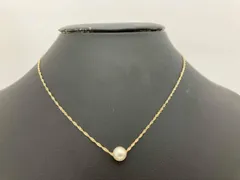 デザインネックレス　K18   約40cm   総重量約1.9g