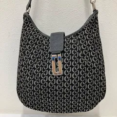 9282　CHARLES JOURDAN　シャルルジョルダン　ショルダーバッグ　ブラック　黒　レディース　シンプル　きれいめ　カジュアル　ロゴ　モノグラム