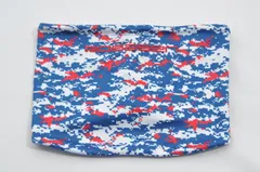 中古 ロサーセン ROSASEN ネックウォーマー フリー 青×白×赤  防寒 裏起毛　総柄