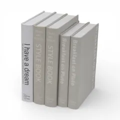 本型オブジェ(フェイク)セット ホワイト系  インテリア小物 EG20519-1 中古