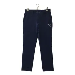 中古 メンズ プーマ PUMA パンツ M 紺 ネイビー シンプル